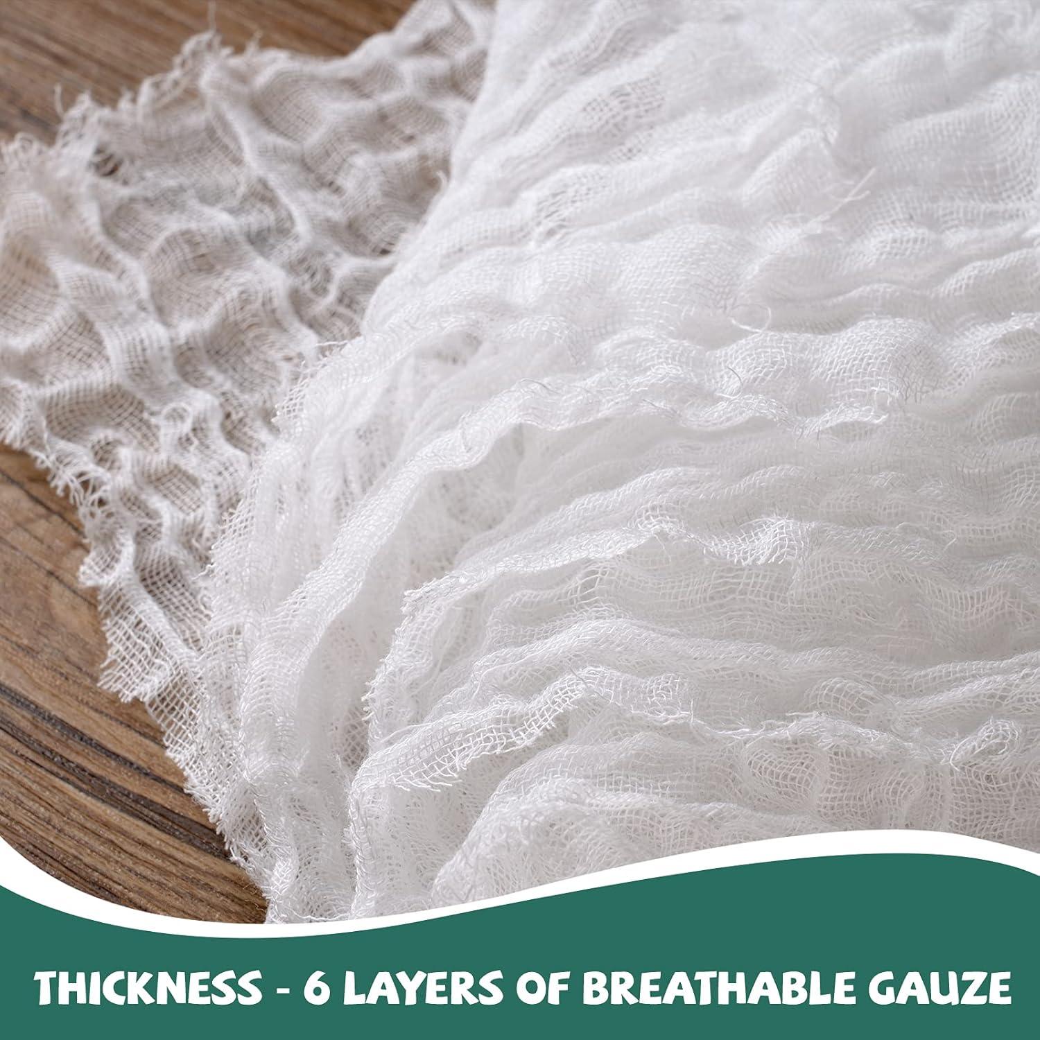 Paños de Muselina VIVANA 10 Piezas 30x30 cm Algodón Suave