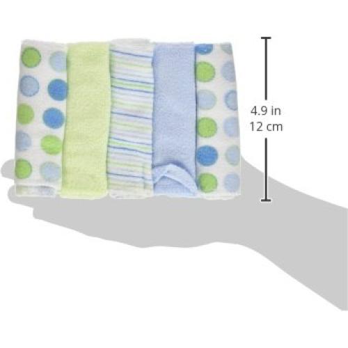 Conjunto de Toallitas de Baño Spasilk 10 Piezas Puntos Azules