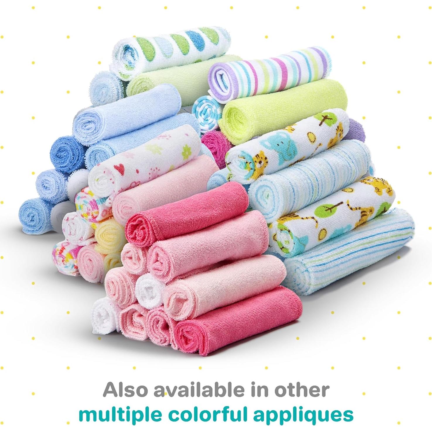 Conjunto de Toallitas de Baño Spasilk 10 Piezas Puntos Azules