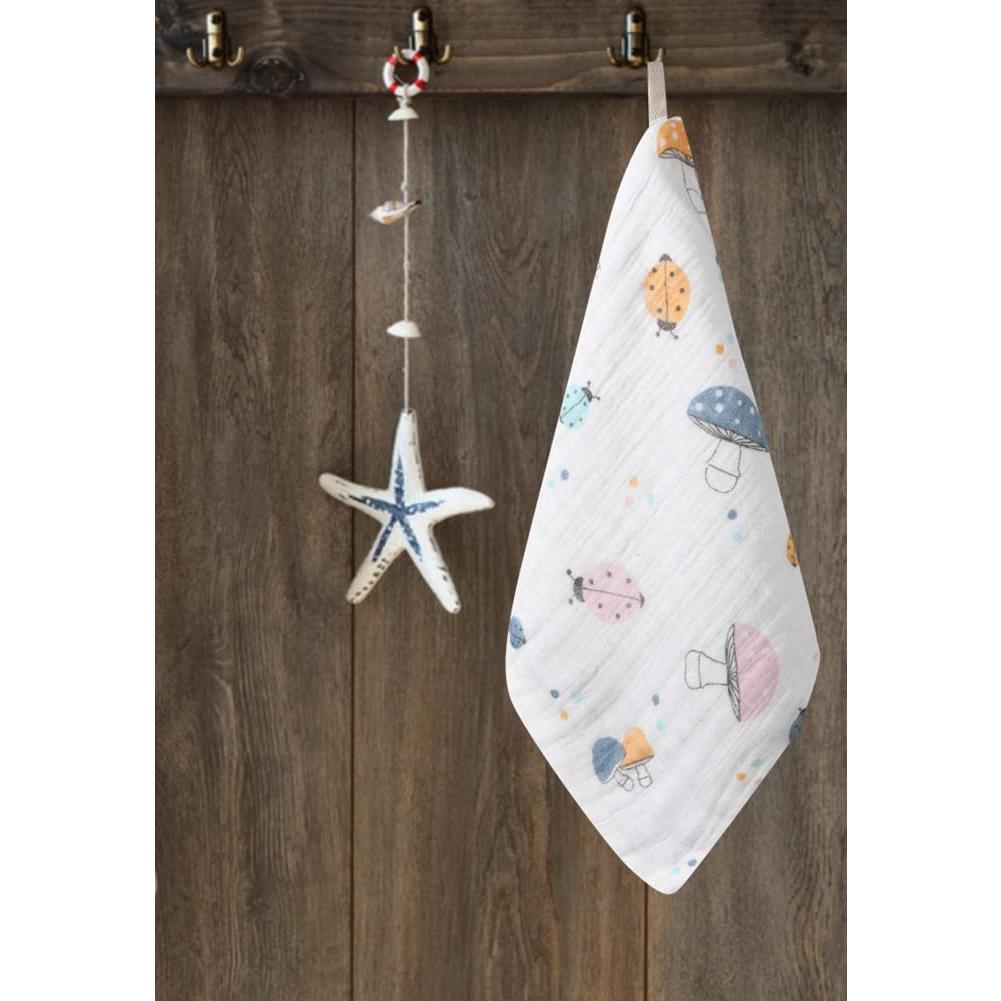 Toallitas de Muselina para Bebés Norinori - 6 Piezas 25x25cm