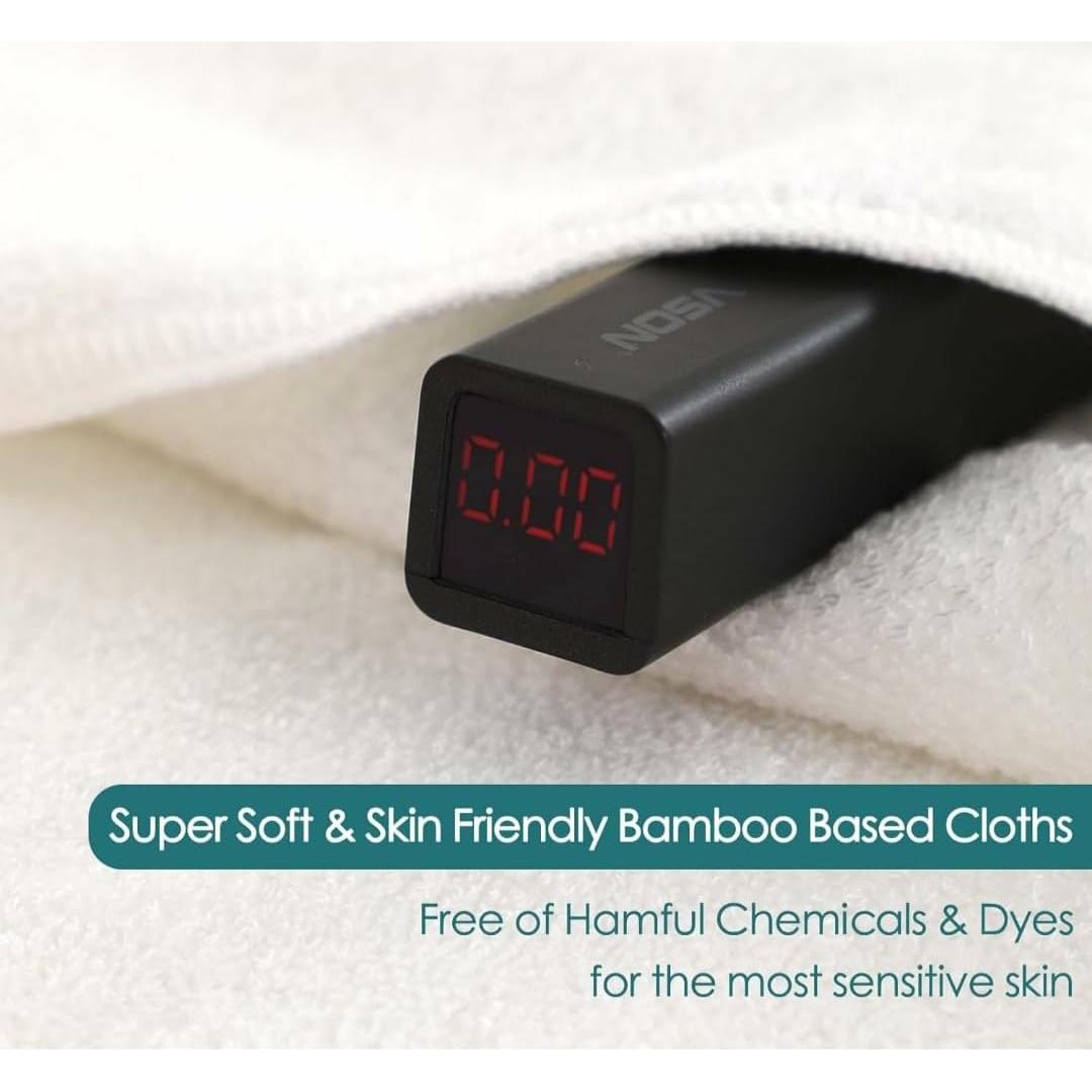 Toallitas Reutilizables para Bebés Genérica 25.4x25.4cm - 6 Unidades