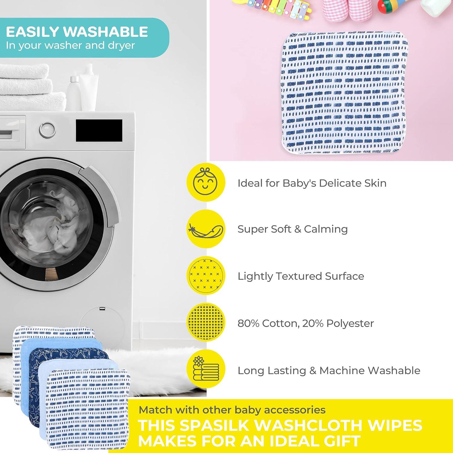 Conjunto de Toallitas de Lavado Spasilk para Bebés 10 Pzas