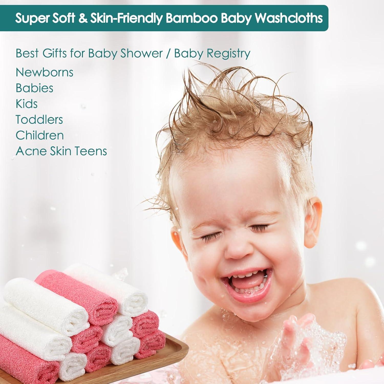 Toallitas Faciales para Bebé Jeffsun 6 Paquete Rosa 25x25 cm