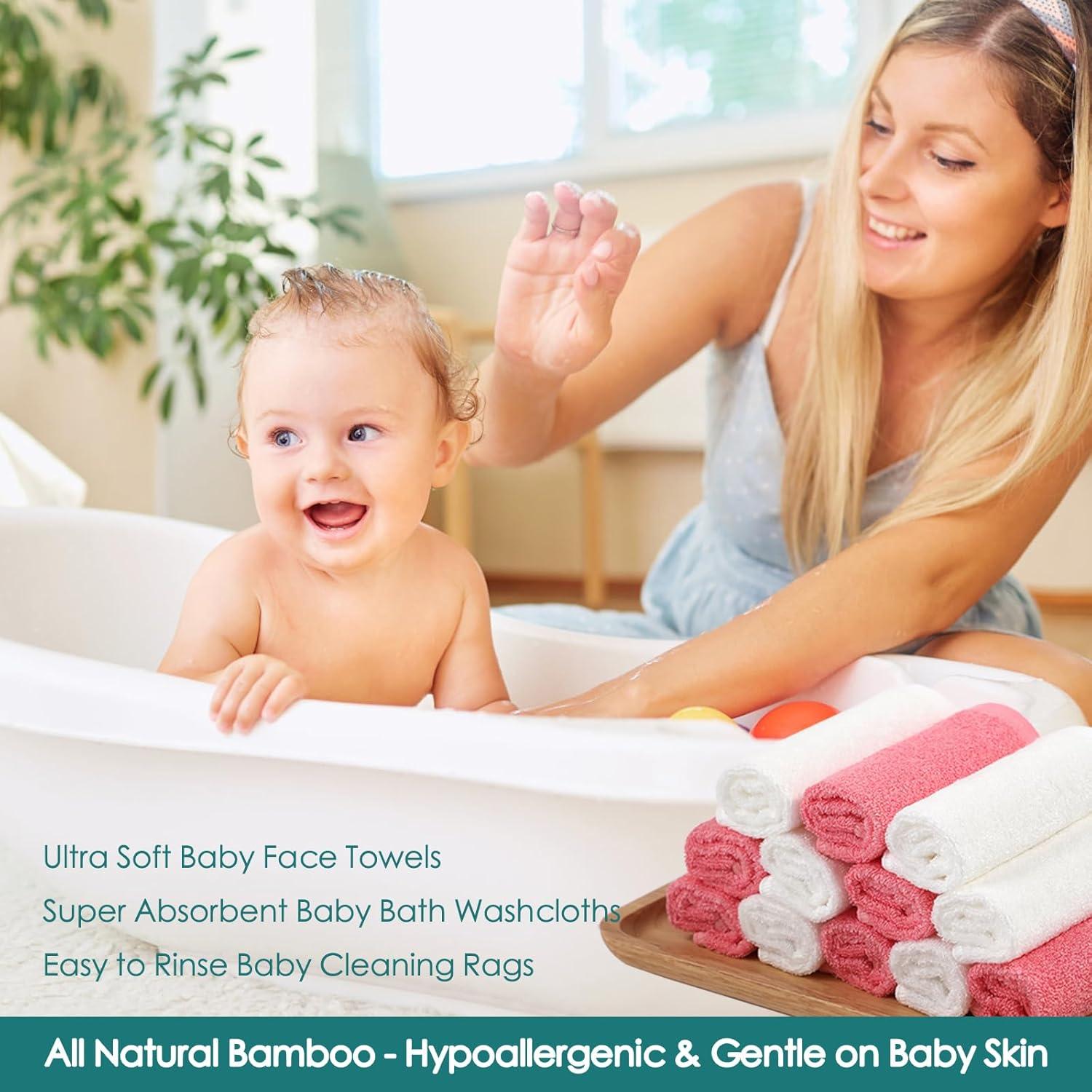 Toallitas Faciales para Bebé Jeffsun 6 Paquete Rosa 25x25 cm