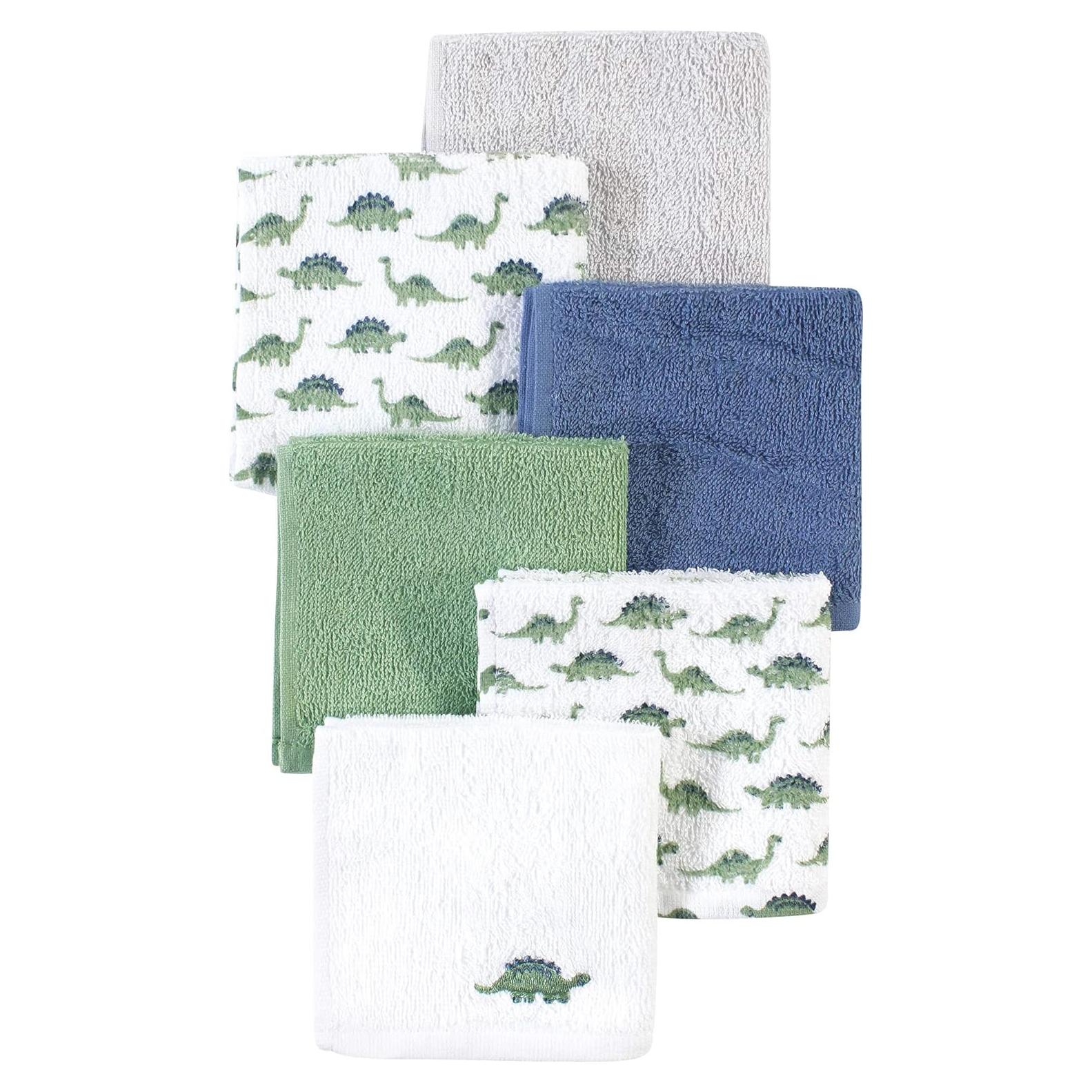 Paños de Baño Suaves Amigos Queridos 100% Algodón Dinosaurio