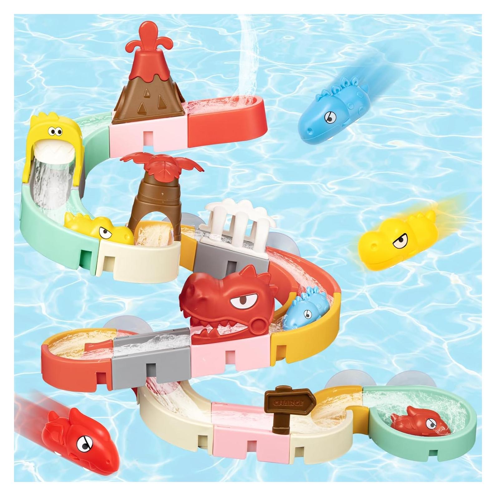 Juguetes de Baño de Deslizamiento Dinosaurios 36 PCS SOCBTNSO