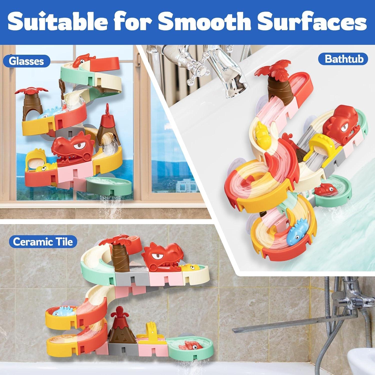 Juguetes de Baño de Deslizamiento Dinosaurios 36 PCS SOCBTNSO