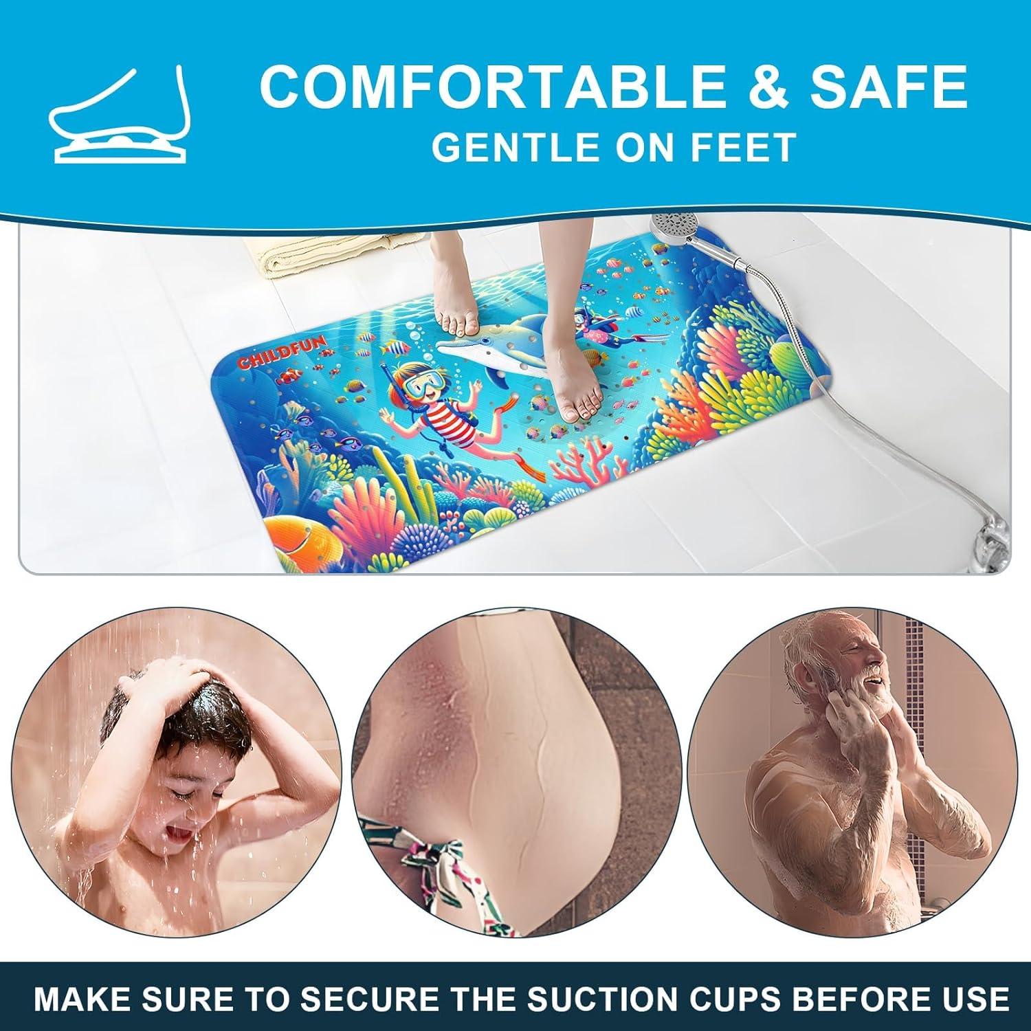 Alfombrilla de Baño Antideslizante para Bebés XIYUNTE 101.6x40.6cm