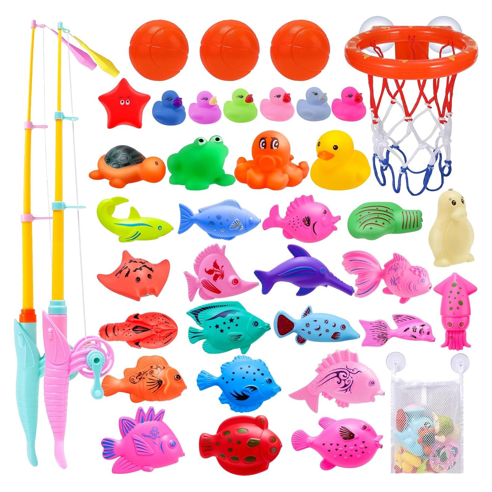 Set de Juguetes de Baño 37 Piezas TNOIE para Niños 3-8 Años