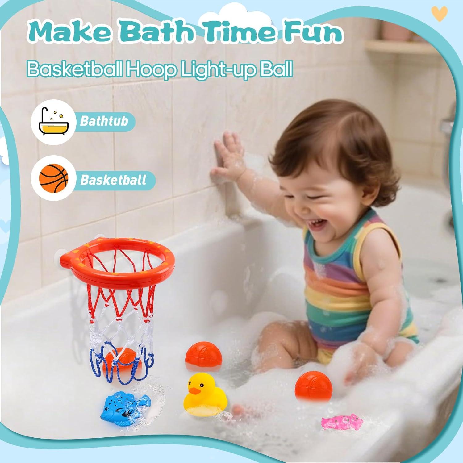 Set de Juguetes de Baño 37 Piezas TNOIE para Niños 3-8 Años