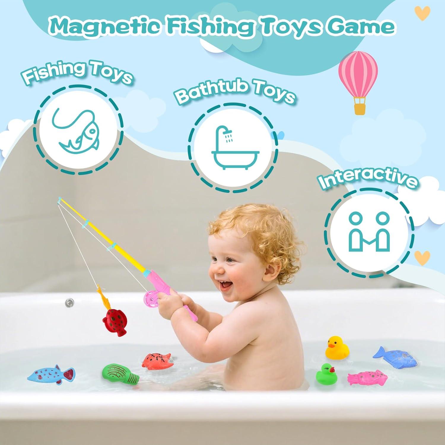 Set de Juguetes de Baño 37 Piezas TNOIE para Niños 3-8 Años