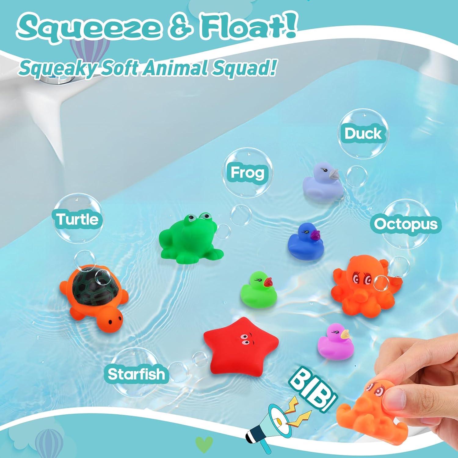 Set de Juguetes de Baño 37 Piezas TNOIE para Niños 3-8 Años