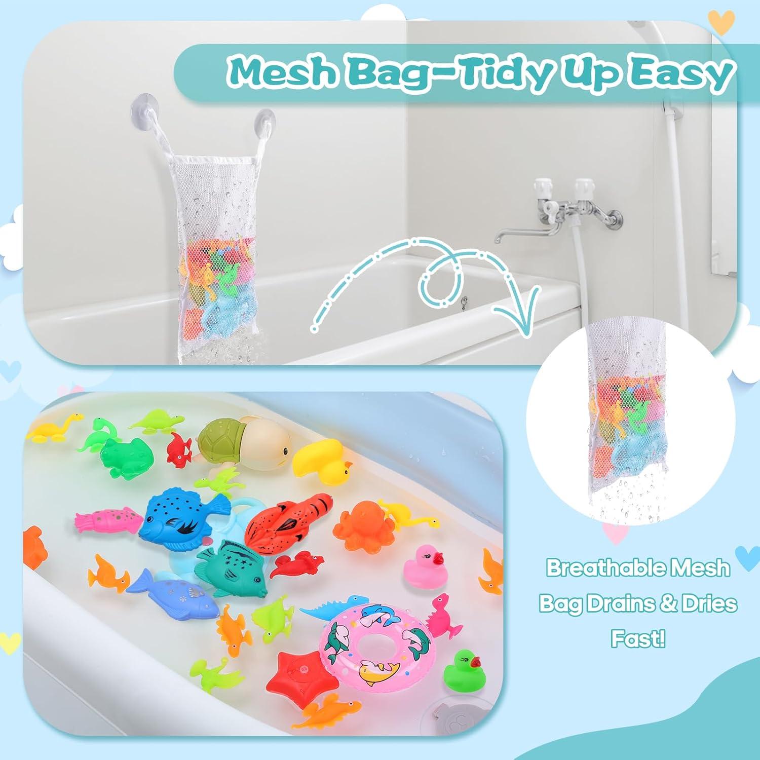 Set de Juguetes de Baño 37 Piezas TNOIE para Niños 3-8 Años