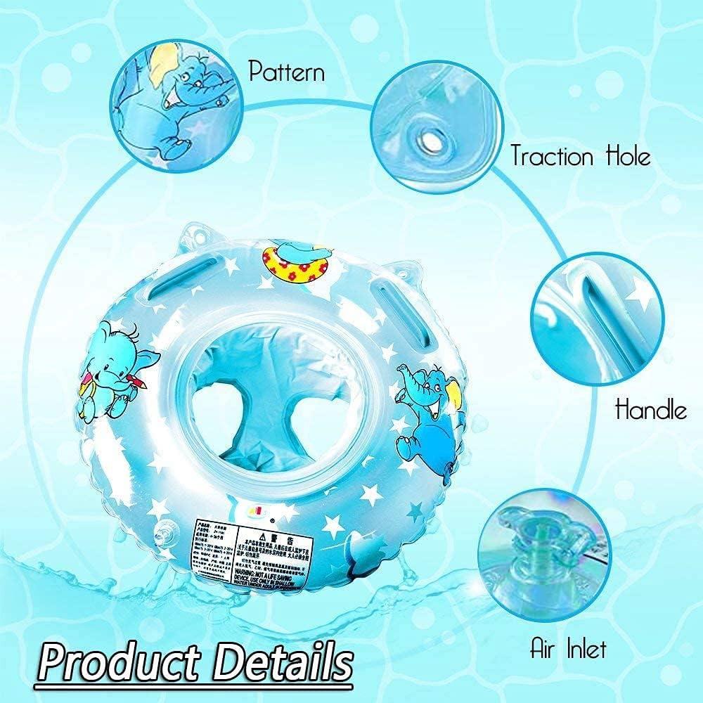 Flotador Inflable para Bebés Rumexeng Azul 50cm con Asiento