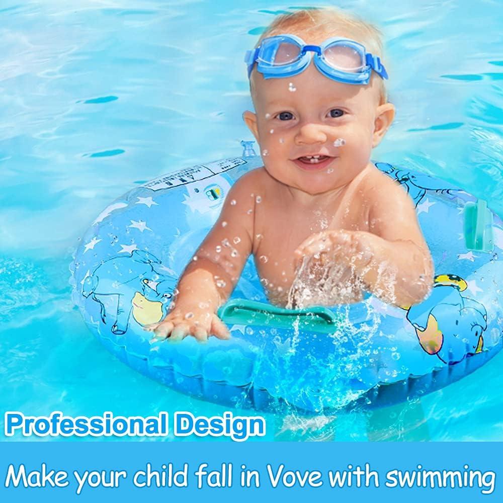 Flotador Inflable para Bebés Rumexeng Azul 50cm con Asiento