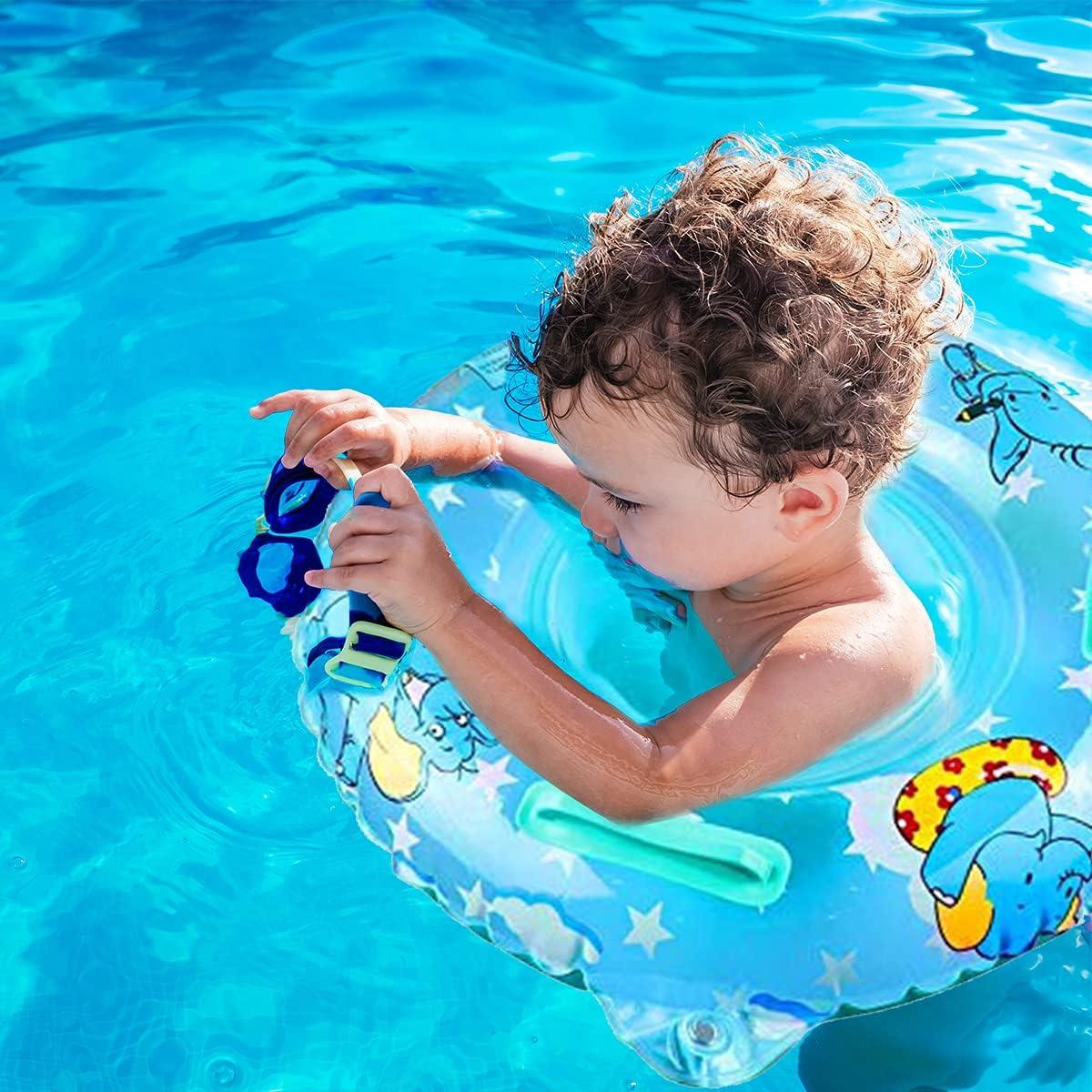 Flotador Inflable para Bebés Rumexeng Azul 50cm con Asiento