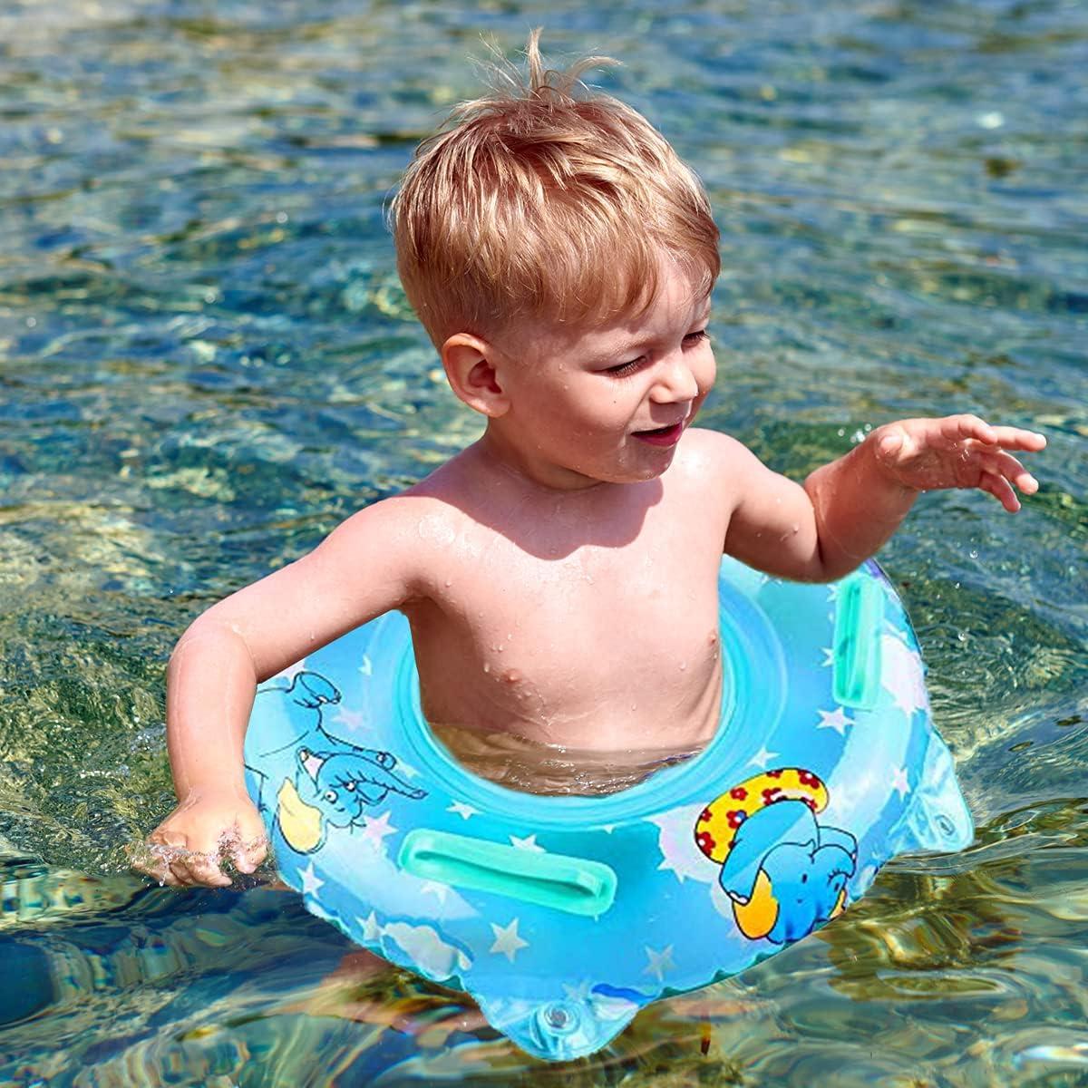 Flotador Inflable para Bebés Rumexeng Azul 50cm con Asiento