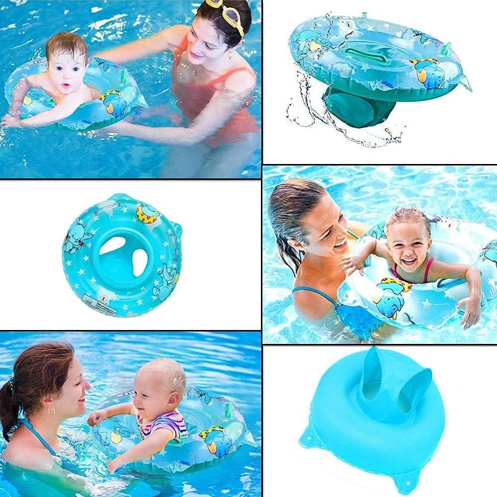 Flotador Inflable para Bebés Rumexeng Azul 50cm con Asiento