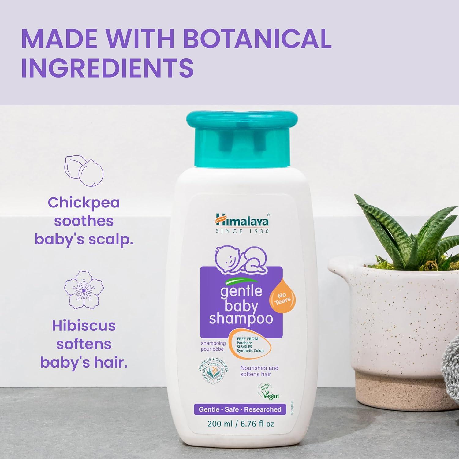 Champú Suave Himalaya para Bebés 191 ml - Sin Lagrimas, Hipoalergénico