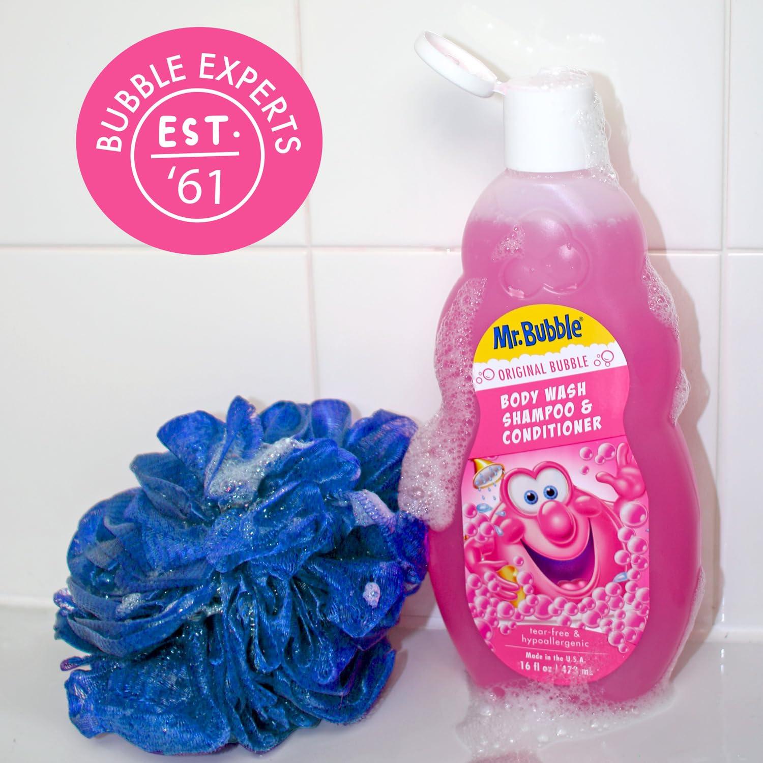 Mr. Bubble Champú 3en1 Hipoalergénico Aroma Chicle 473ml x2