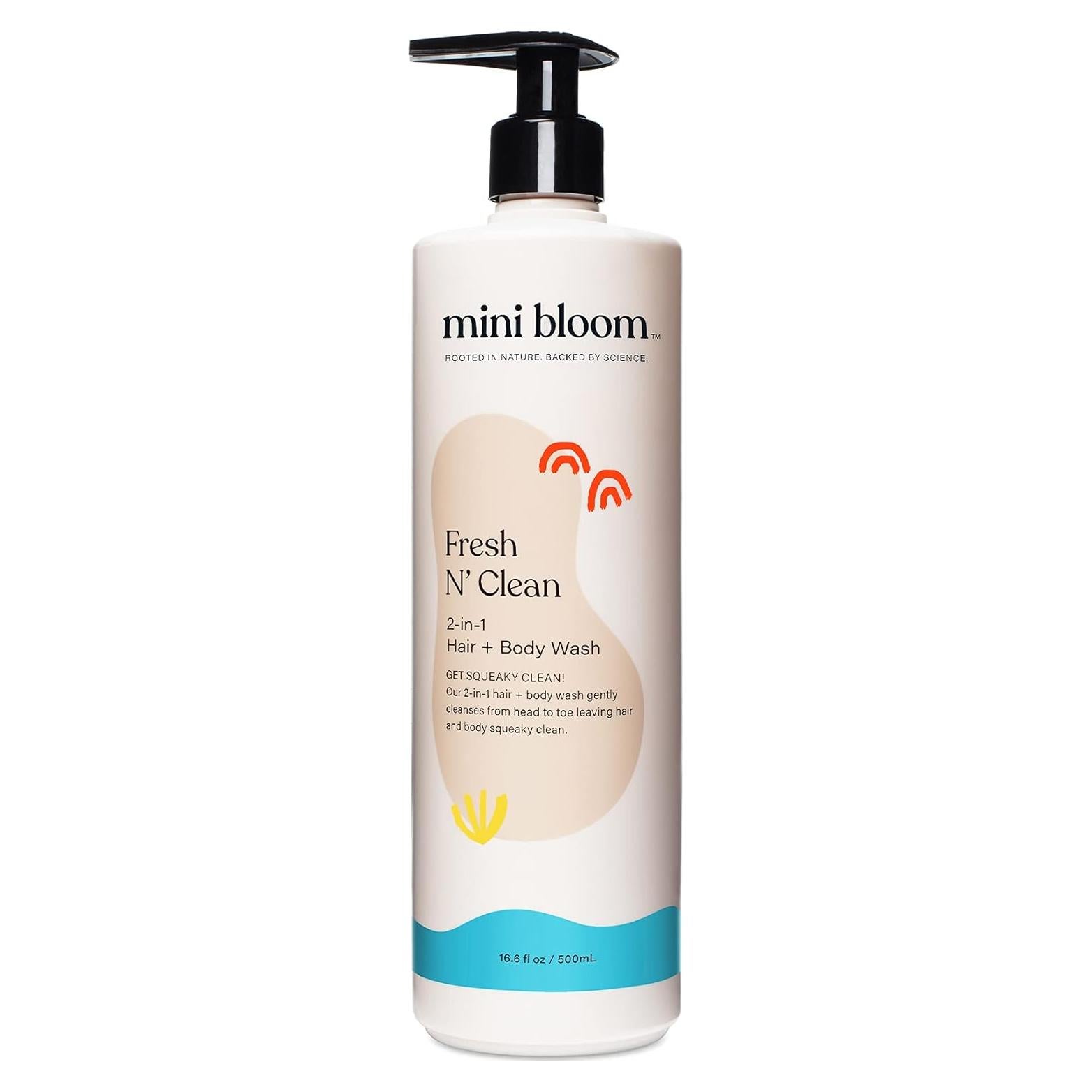 Jabón 2-en-1 para Cabello y Cuerpo Mini Bloom 492 ml