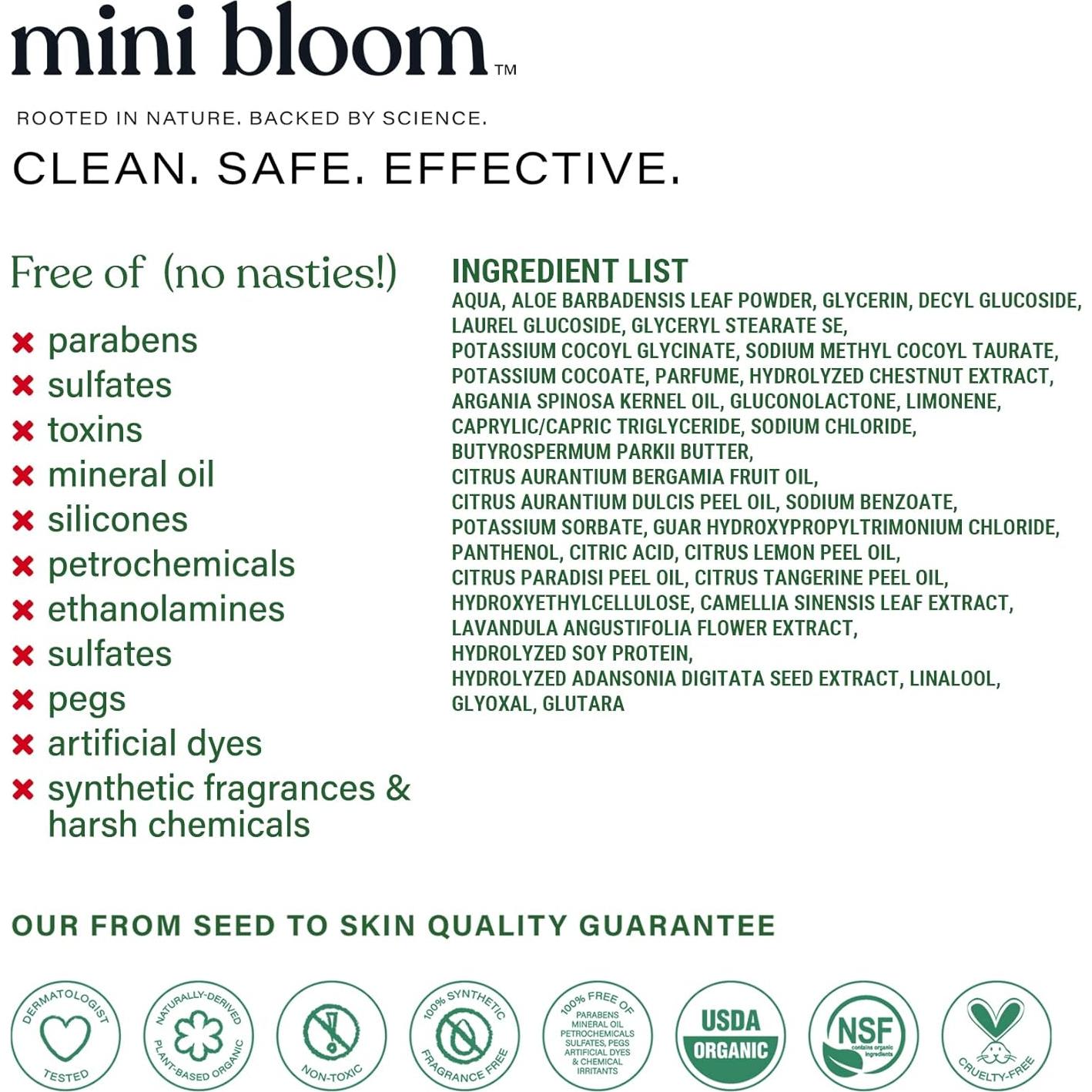 Jabón 2-en-1 para Cabello y Cuerpo Mini Bloom 492 ml