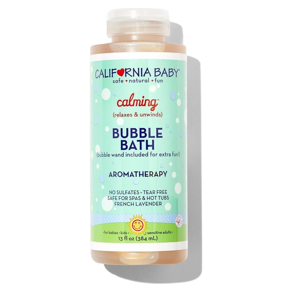 Baño de Burbujas Calmante California Baby 384 ml con Varita