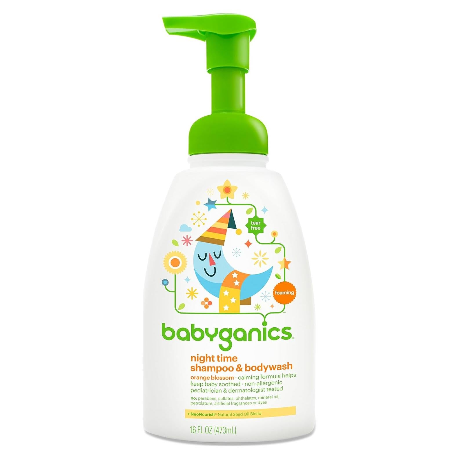 Champú y Gel de Baño Babyganics Flor de Naranja 473ml
