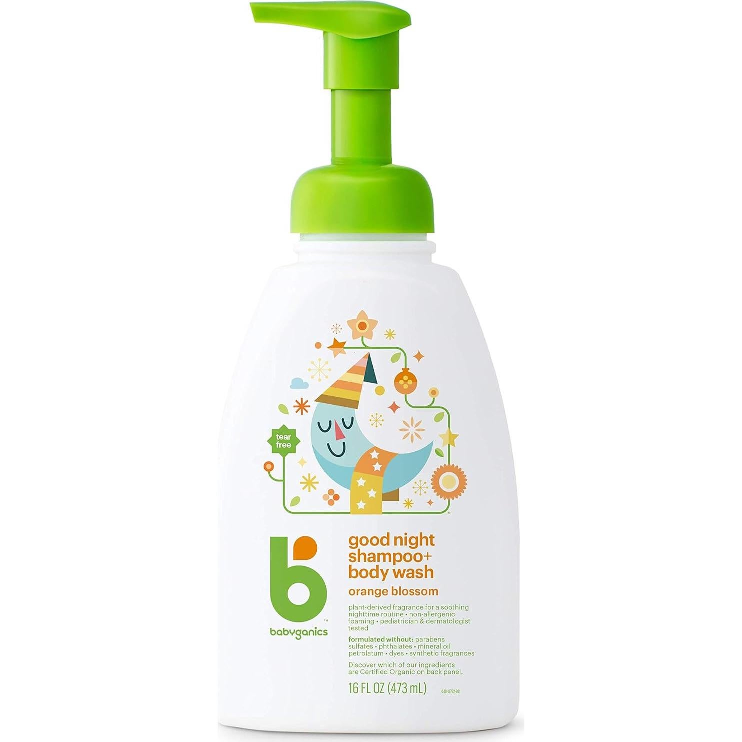 Champú y Gel de Baño Babyganics Flor de Naranja 473ml