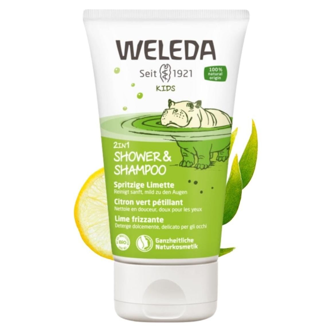 Champú y Gel de Baño Weleda Kids 2-en-1 Lima Viva 150ml