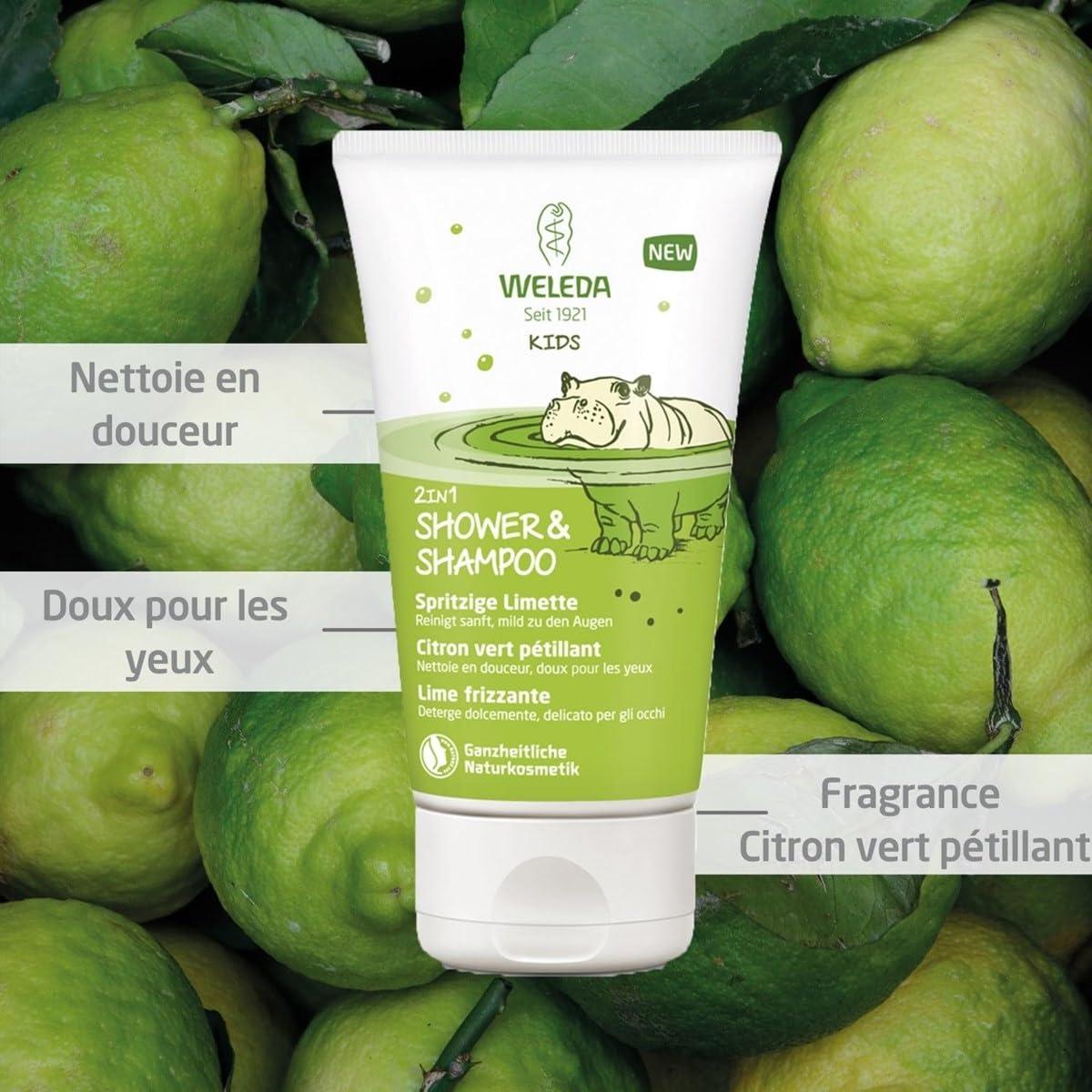 Champú y Gel de Baño Weleda Kids 2-en-1 Lima Viva 150ml