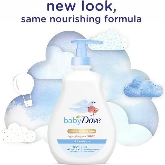 Champú para Bebés Dove Sin Lagrimas 400mL Hidratación Rica