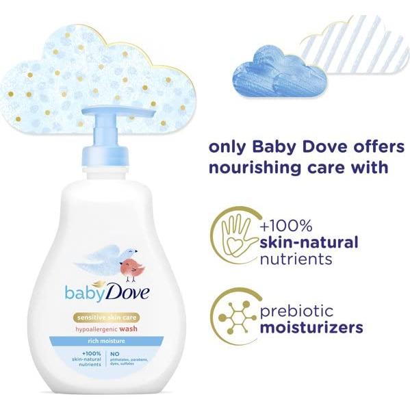 Champú para Bebés Dove Sin Lagrimas 400mL Hidratación Rica