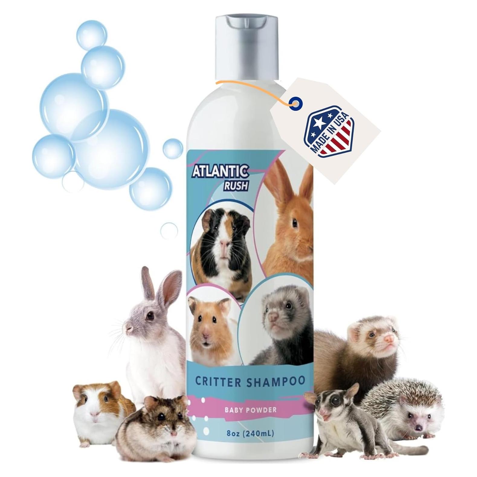 Champú para Mascotas Pequeñas Atlantic Rush 240ml Talco Bebé