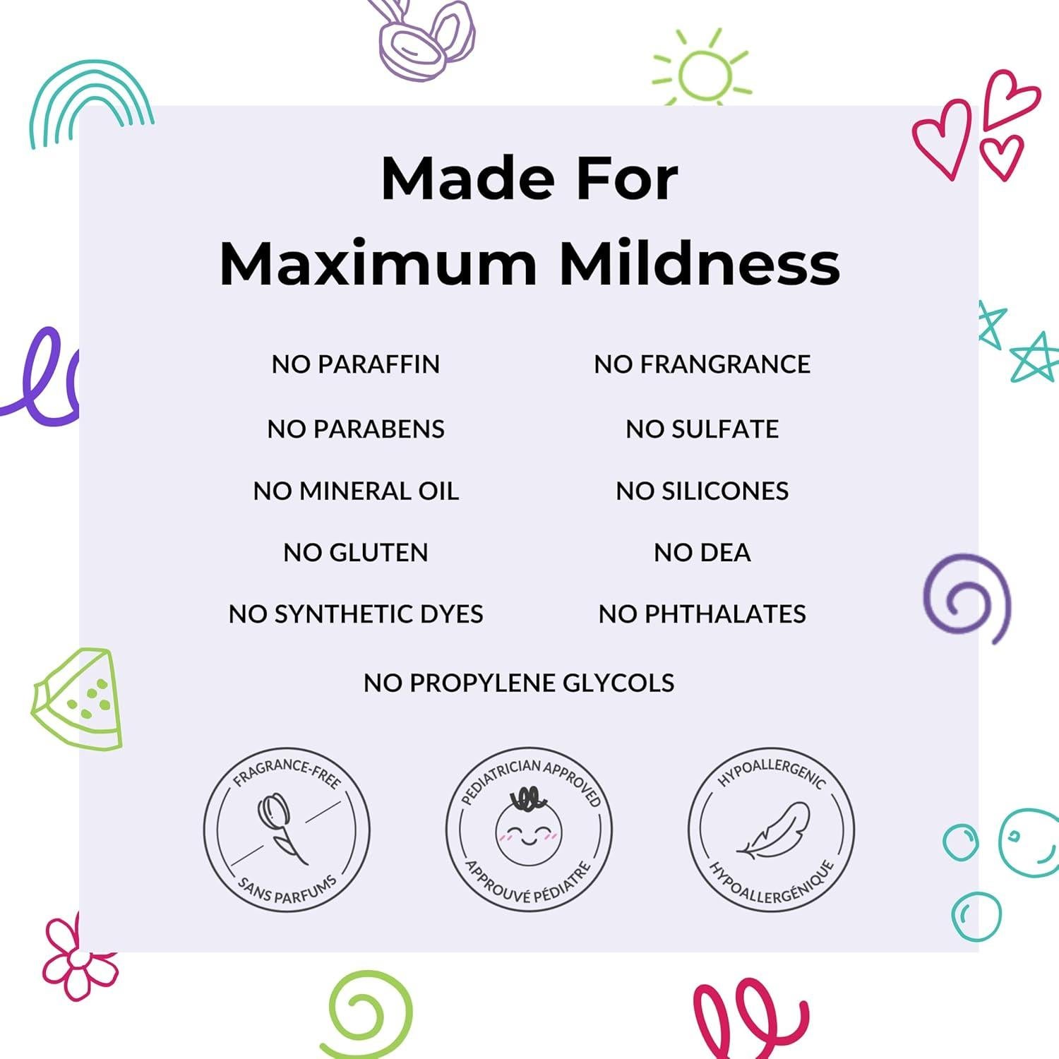 Jabón Corporal y Champú Sin Fragancia LUCK 320 mL Bebés