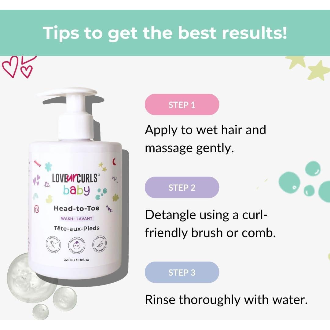 Jabón Corporal y Champú Sin Fragancia LUCK 320 mL Bebés