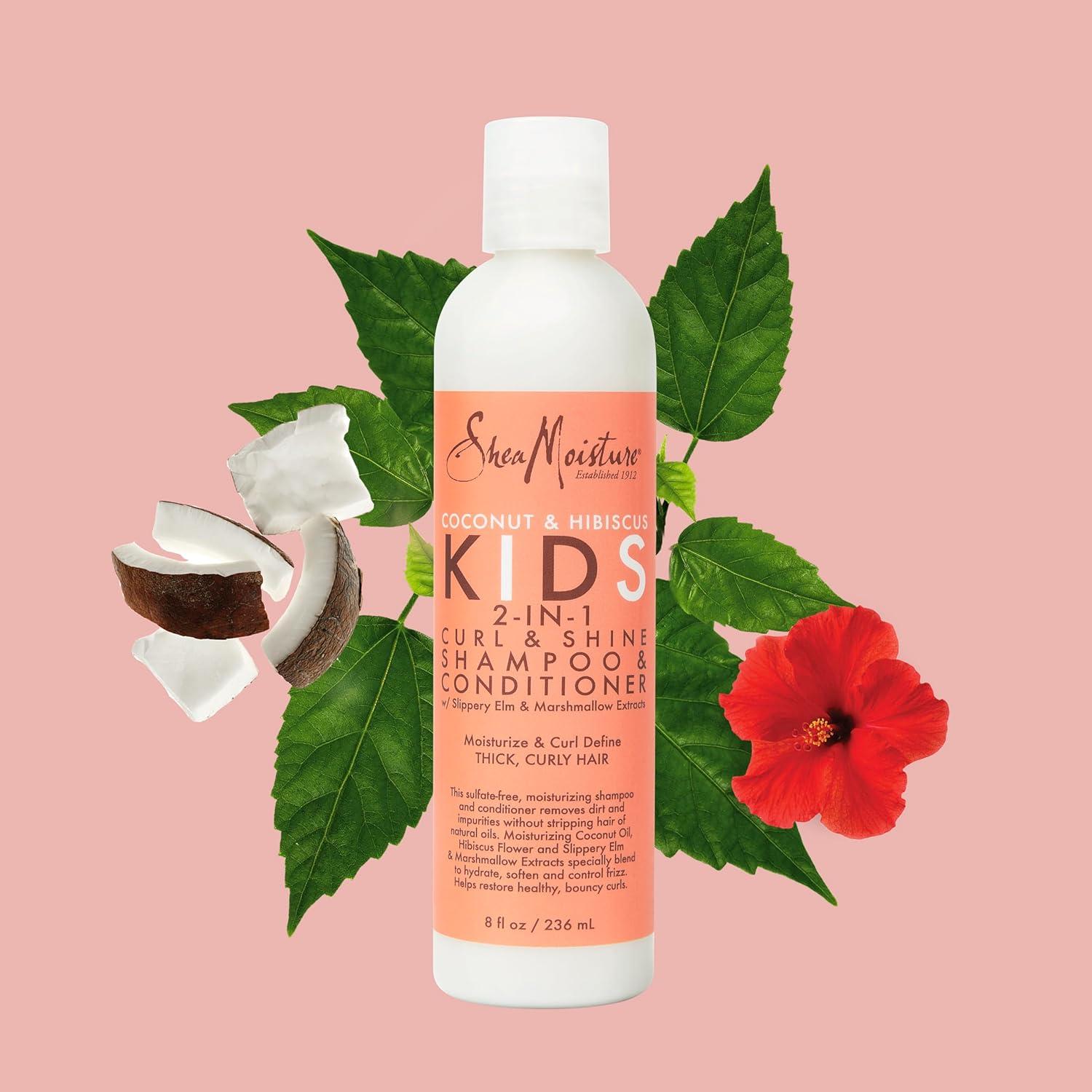 SheaMoisture Champú y Acondicionador 2 en 1 Niños Coco Hibisco 226 g