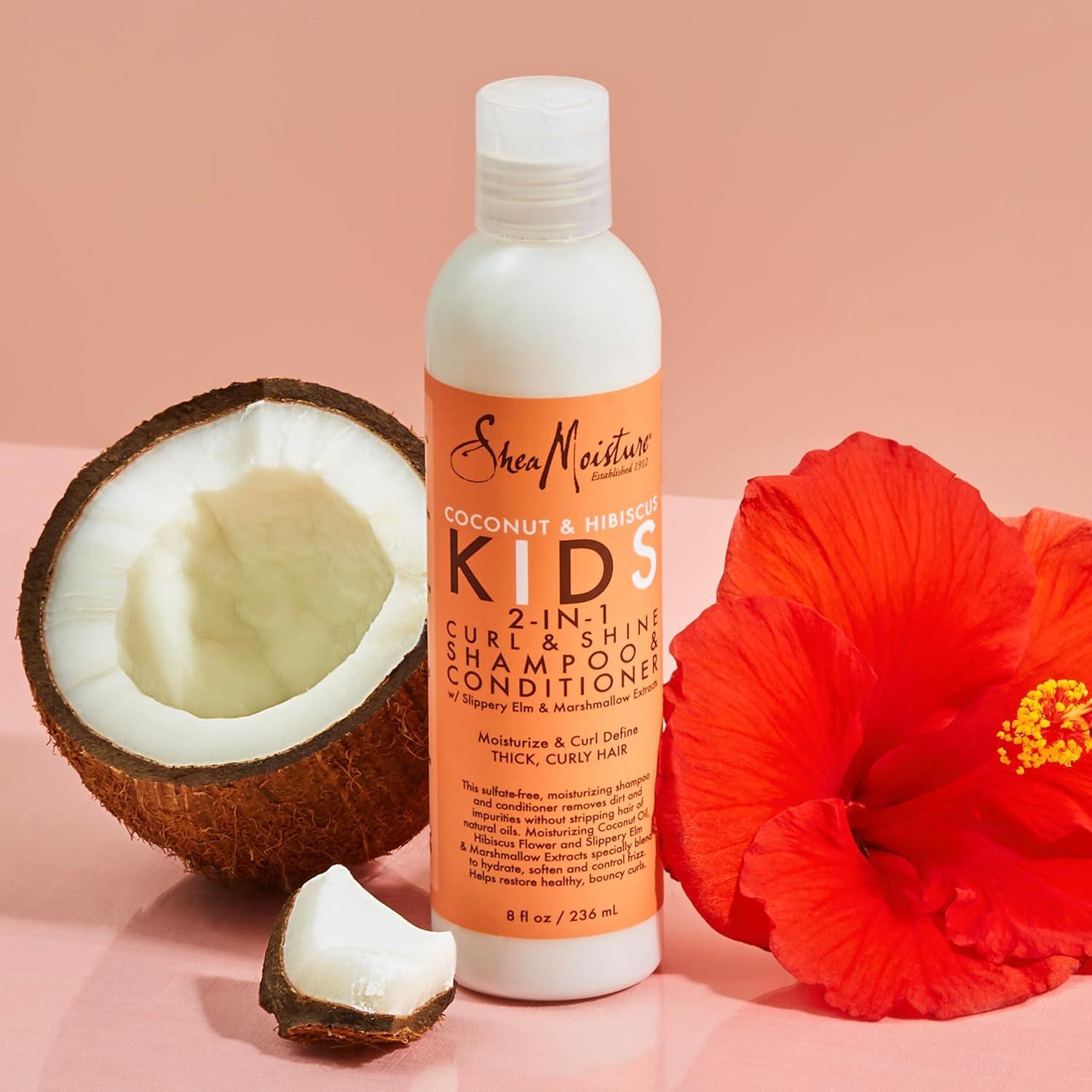 SheaMoisture Champú y Acondicionador 2 en 1 Niños Coco Hibisco 226 g