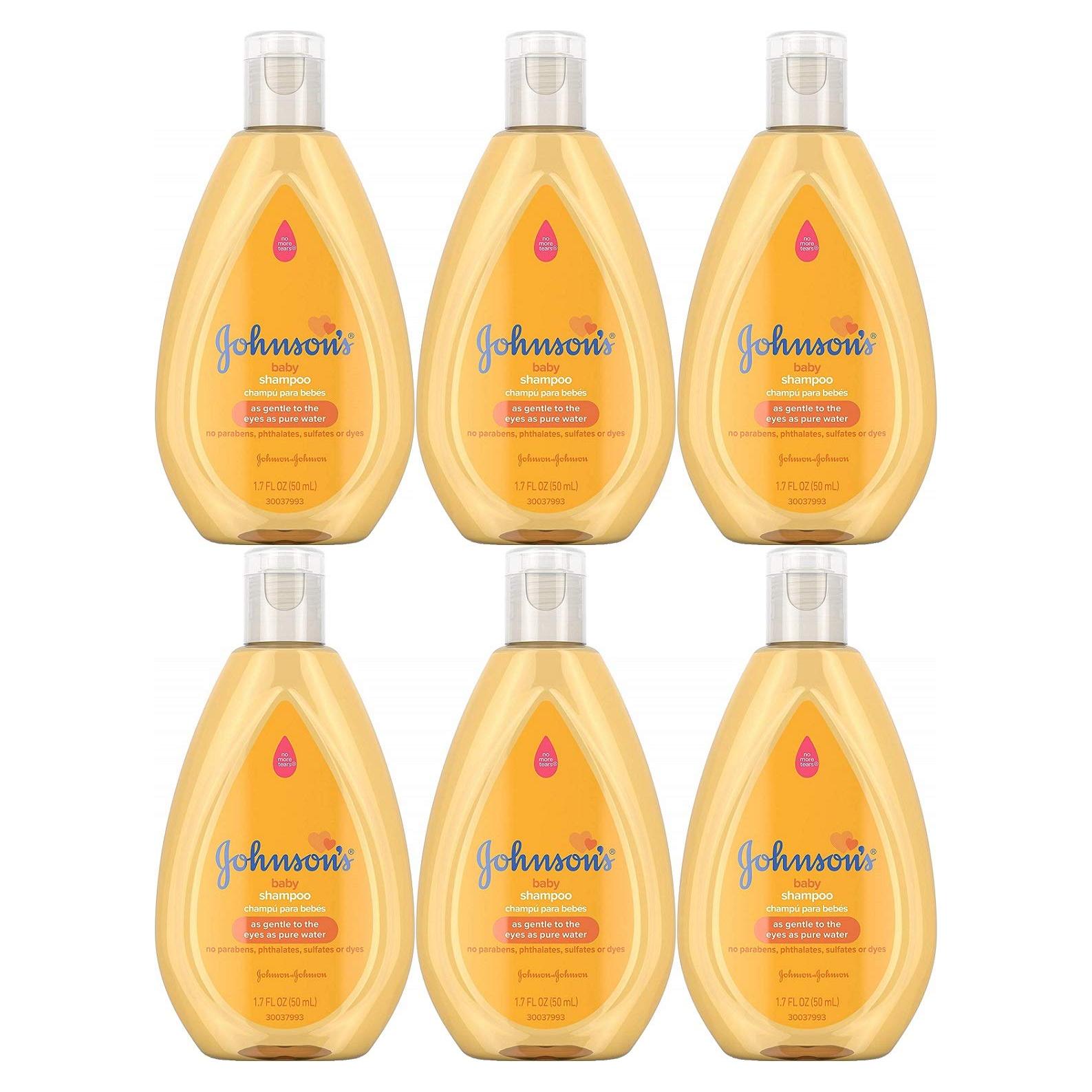 Champú para Bebés Johnson's 50 ml - Paquete de 6 Botellas