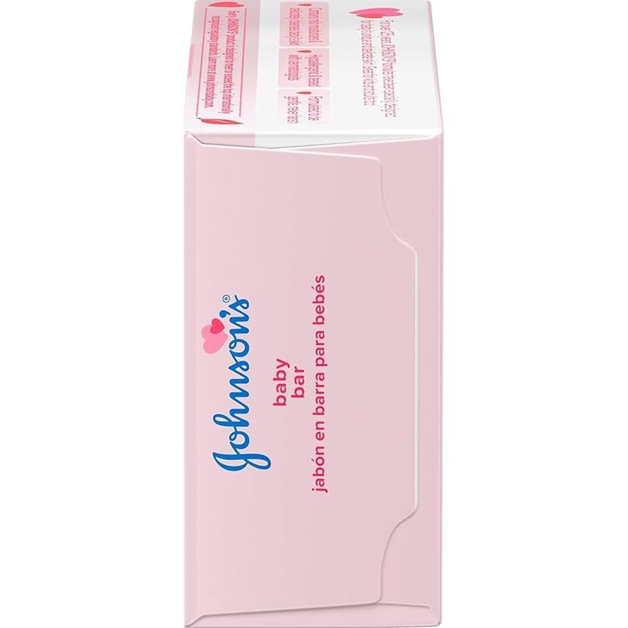 Jabón de Cuerpo para Bebés Johnson 85g Hipoalergénico Paquete 6