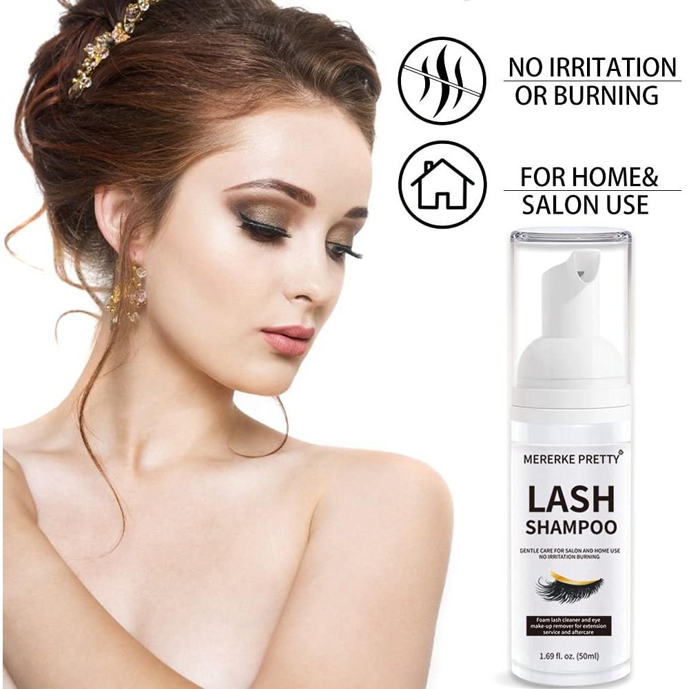 Champú Espumoso para Pestañas Mererke_Pretty 50 ml - Limpiador Suave