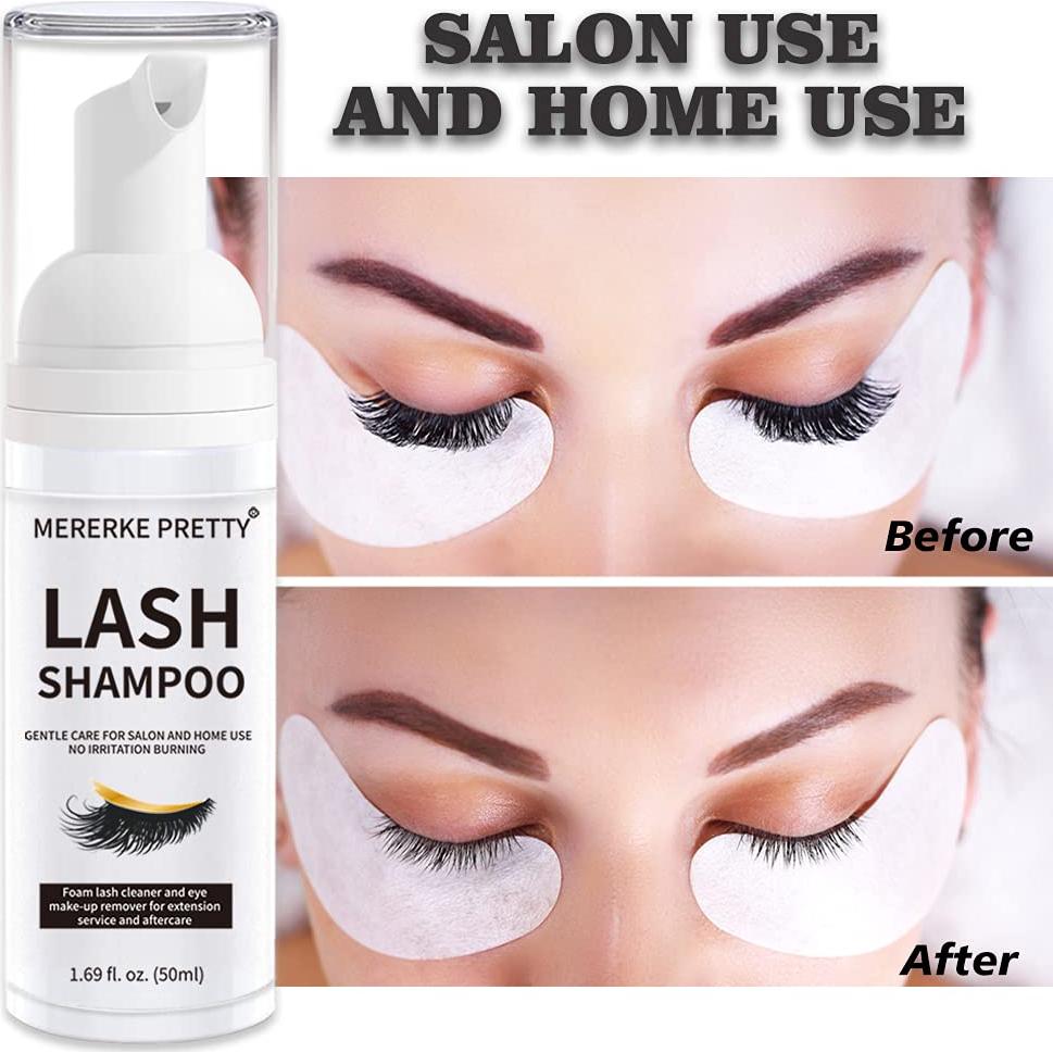 Champú Espumoso para Pestañas Mererke_Pretty 50 ml - Limpiador Suave