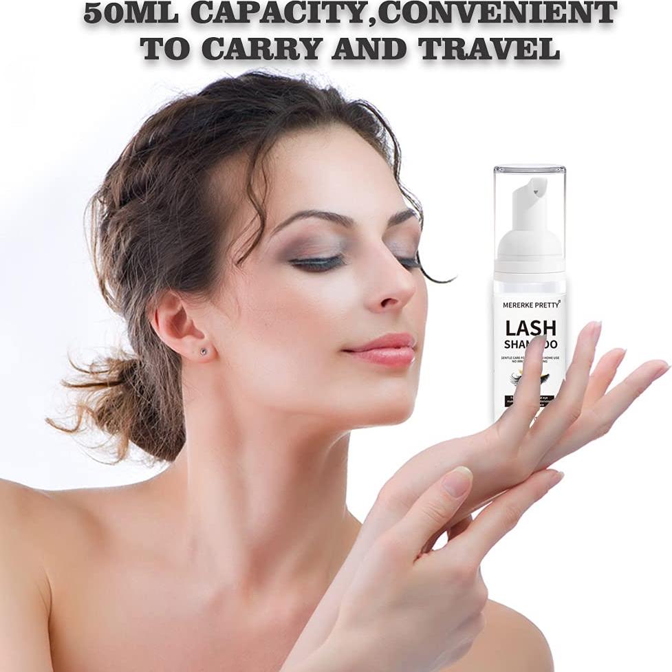 Champú Espumoso para Pestañas Mererke_Pretty 50 ml - Limpiador Suave