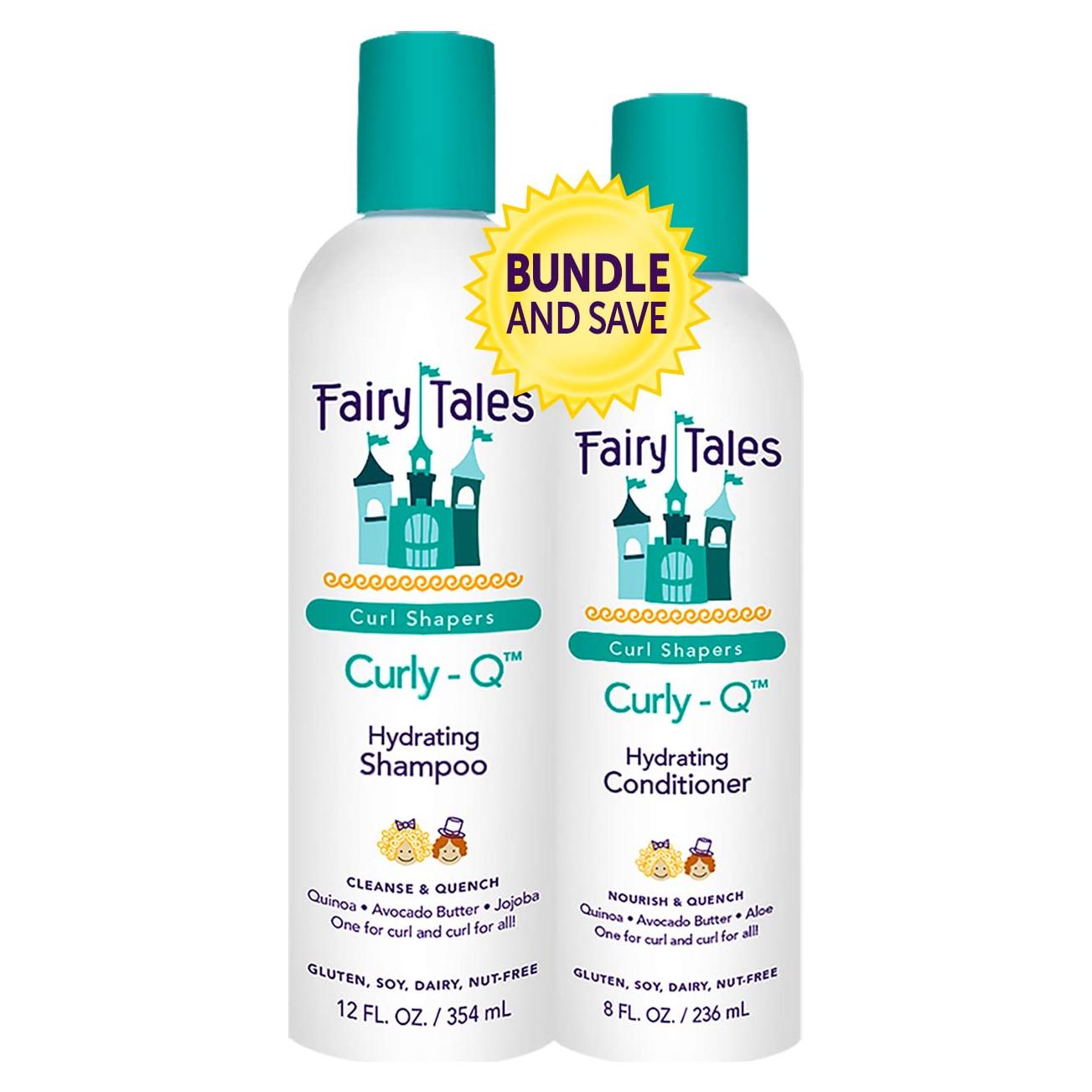 Champú y Acondicionador Hidratante Curly Q Fairy Tales 2 Piezas