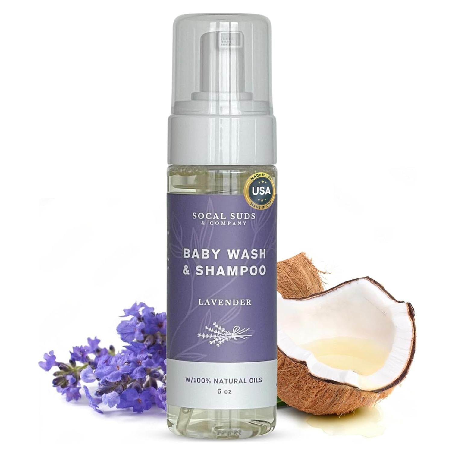 Champú y Gel de Baño Orgánico SoCal Suds 170 g - Lavanda