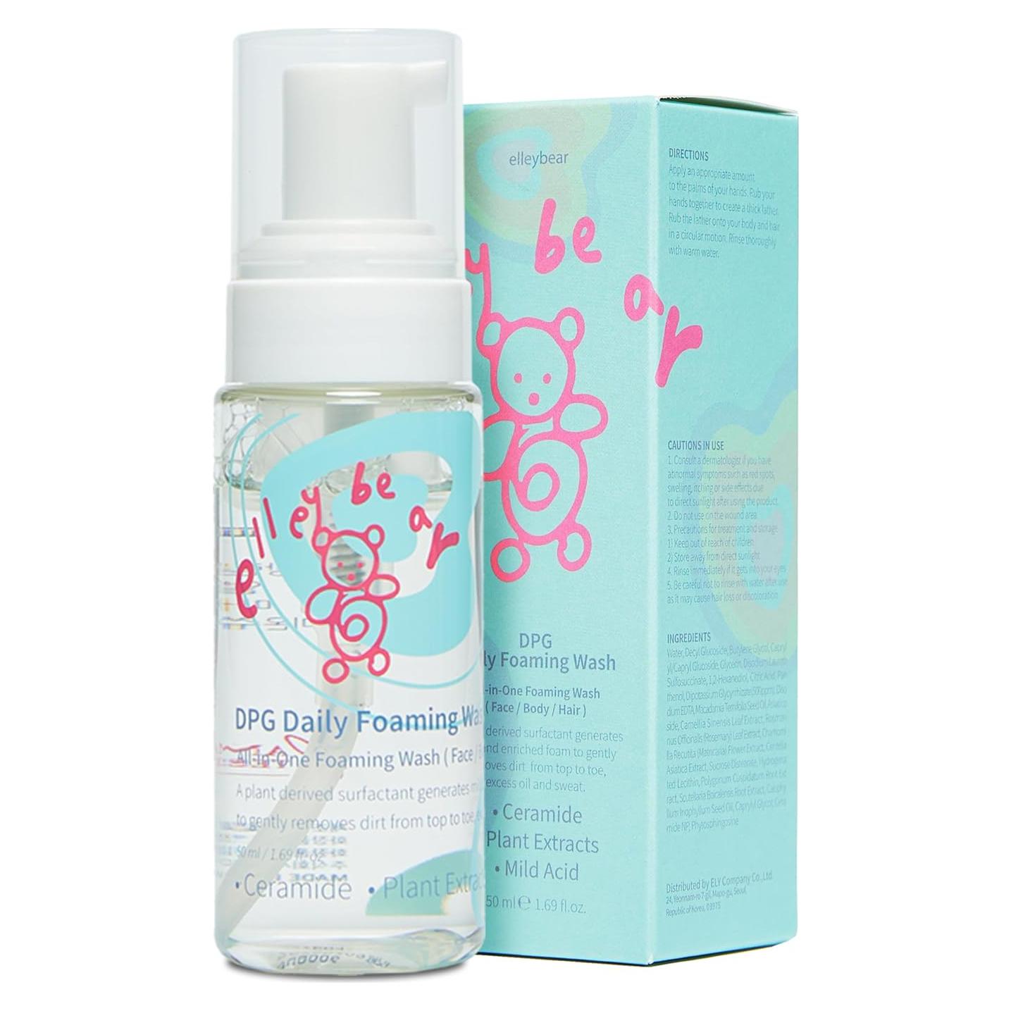 Jabón y Champú Hipoalergénico para Bebés Elleybear 50 ml