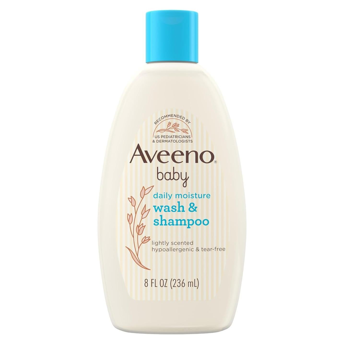 Aveeno Baby Wash & Shampoo 226.8 ml Sin Lagrimas Hipoalergénico