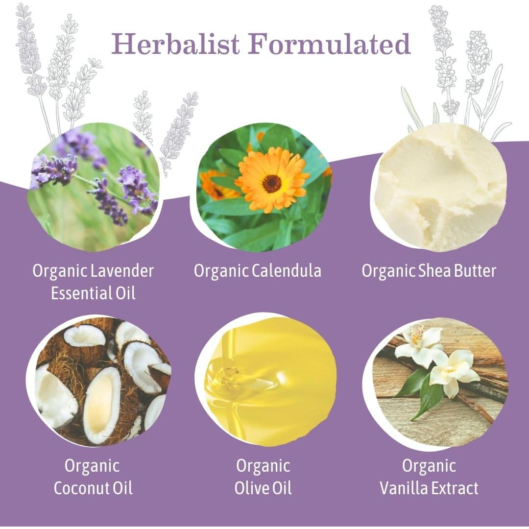 Jabón Espumoso de Lavanda Calmante Earth Mama 185 ml