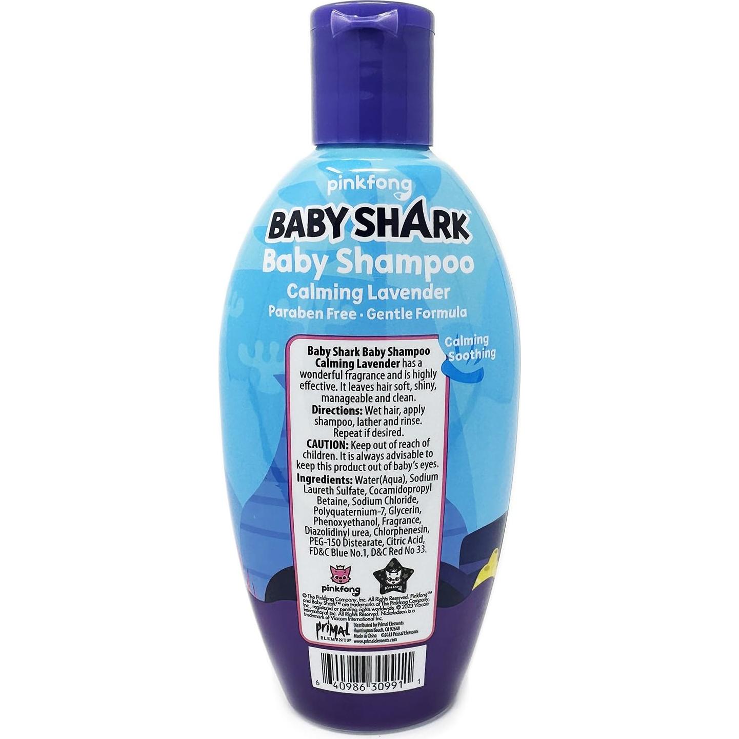 Champú para Bebés Baby Shark 295 ml Lavanda Sin Parabenos