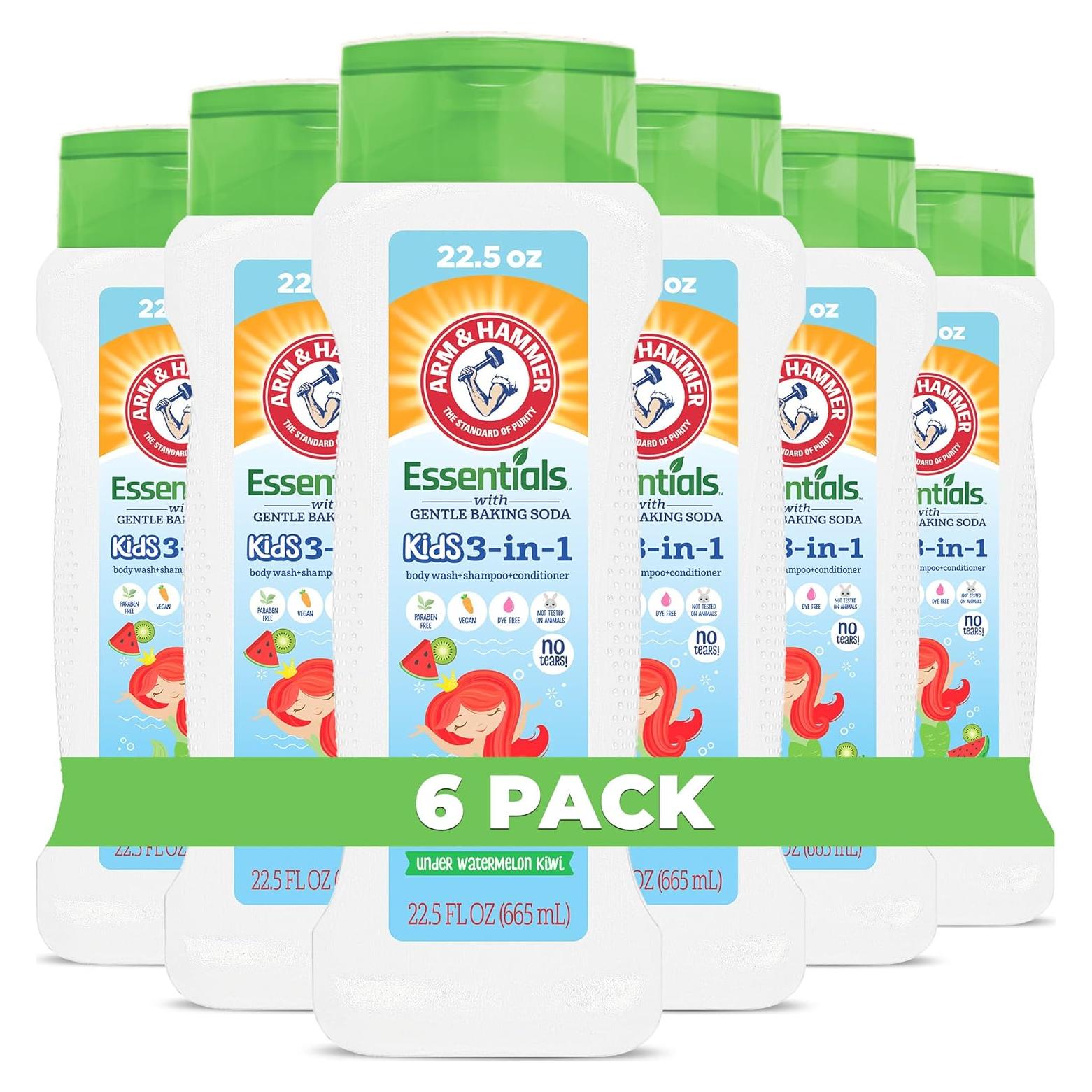 Jabón Corporal 3-en-1 Arm & Hammer Sandía Kiwi 635ml Pack 6